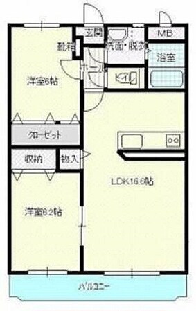 アリシアの物件間取画像